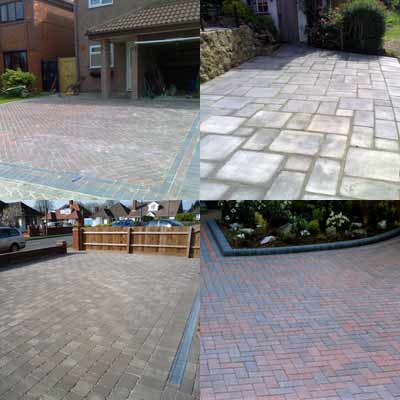 Patio, Driveway images